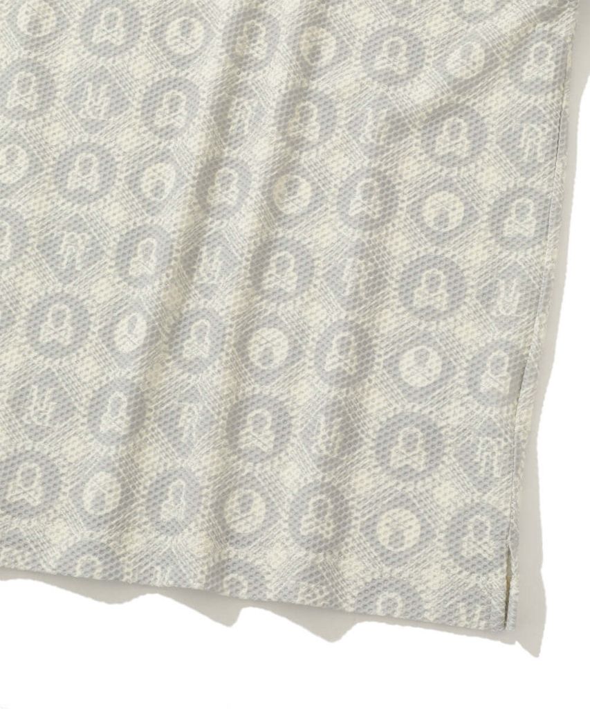 Áo golf nam tay ngắn B.O.C Mesh Mock Tee MLM-5A-AA12 (Ivory) | MARK &