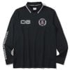 Áo golf nam tay dài Octa8 Performance Long-Sleeve Polo MLM-5A-AP02 (Black) | MARK & LONA