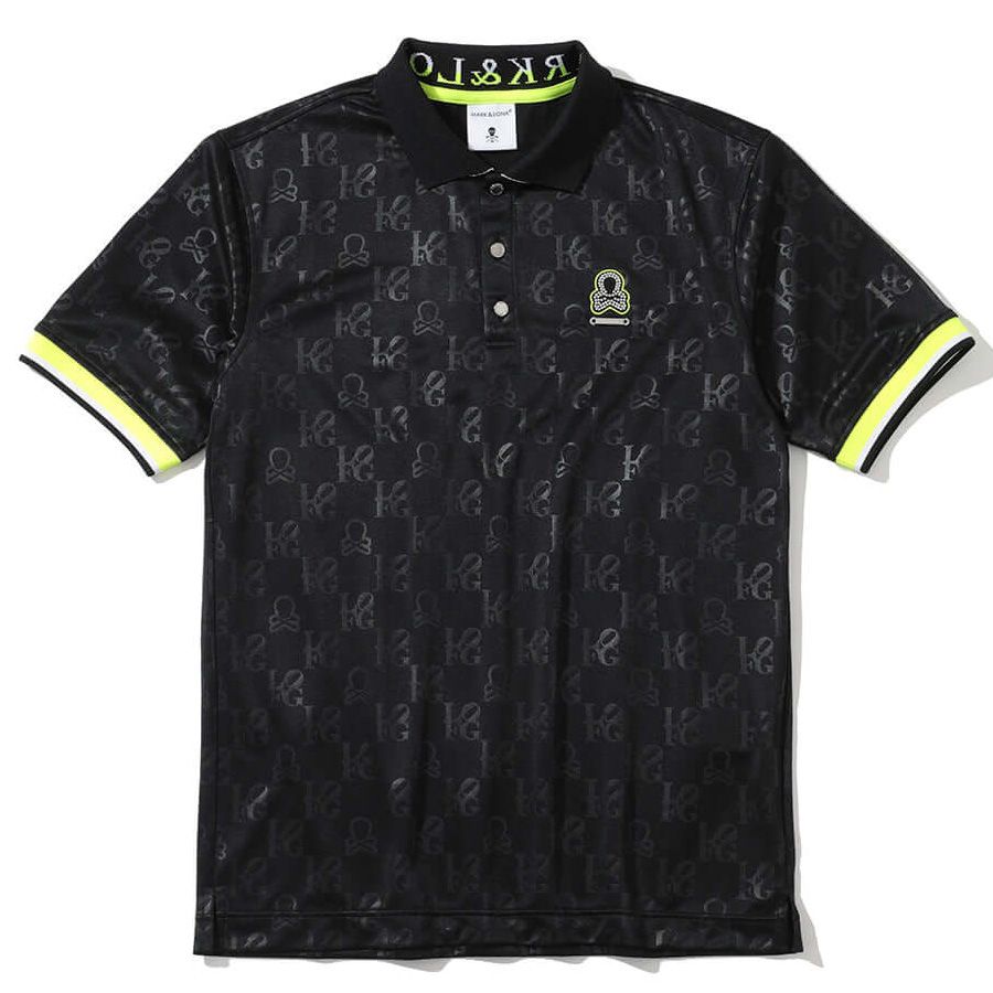 Áo golf nam tay ngắn Ever Monogram Embossed Polo MLM-5A-AP08 (Black) |