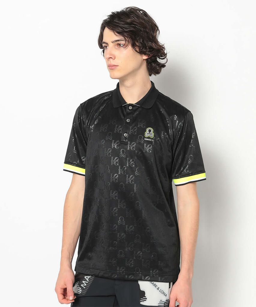 Áo golf nam tay ngắn Ever Monogram Embossed Polo MLM-5A-AP08 (Black) |