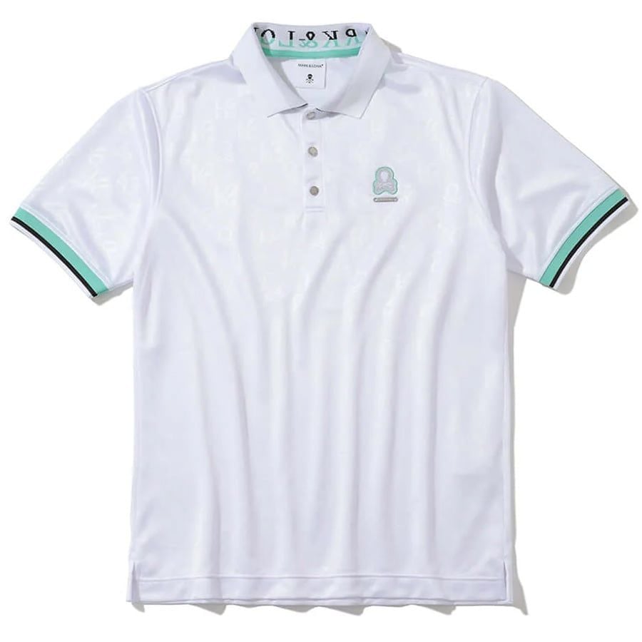 Áo golf nam tay ngắn Ever Monogram Embossed Polo MLM-5A-AP08  (White) 