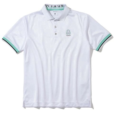 Áo golf nam tay ngắn Ever Monogram Embossed Polo MLM-5A-AP08  (White) | MARK & LONA