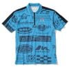 Áo golf nam tay ngắn Mirage Pile Polo MLM-5A-AP09 (Blue) | MARK & LONA