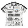 Áo golf nam tay ngắn Mirage Pile Polo MLM-5A-AP09 (White) | MARK & LON