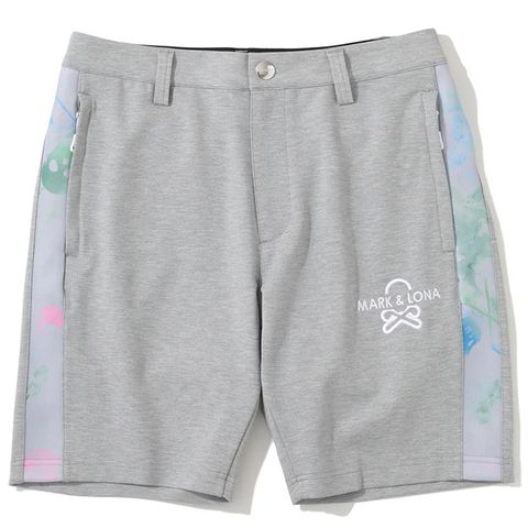 Quần shorts golf nam Pulse Camo Structured knit Shorts MLM-5A-AT09 (Grey) | MARK & LONA