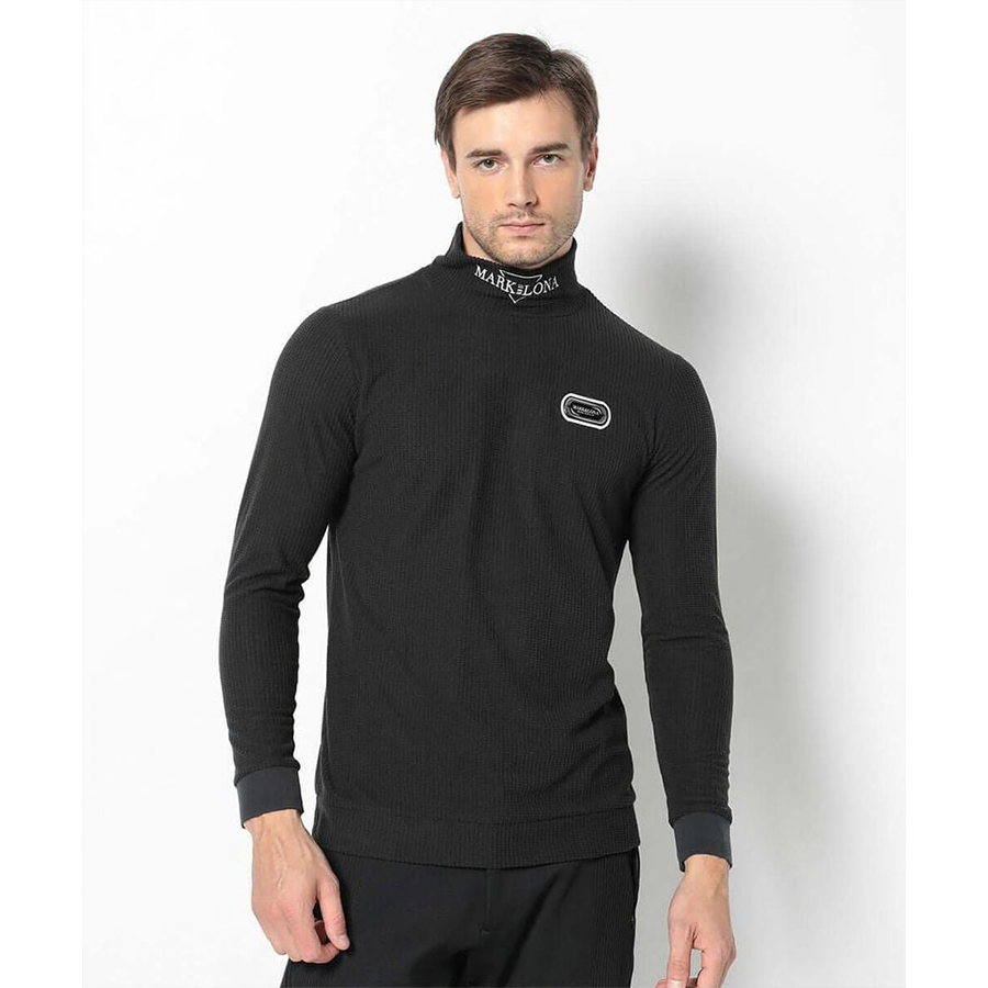 Áo golf nam tay dài BPMT MCM-5C-AU50 (Black) | MARK & LONA