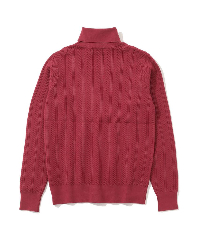 Áo golf nam tay dài H-Bone Swarovski Layered Knit MLM-5C-AB06 (Red) |