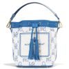 Túi golf cầm tay nữ Ever Monogram Mesh Cinch Bag MLS-5A-SB33 (Blue) | MARK & LONA