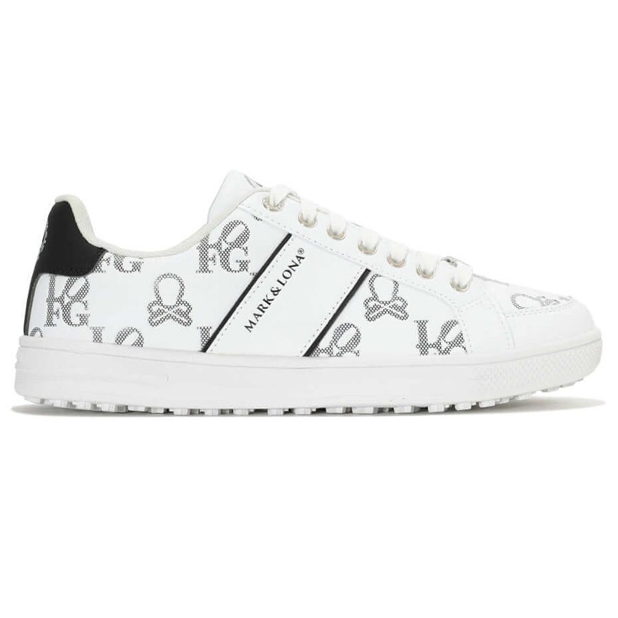 Giày golf Ever Monogram Spikeless Shoes MLS-5A-SS01 (White) | MARK & L