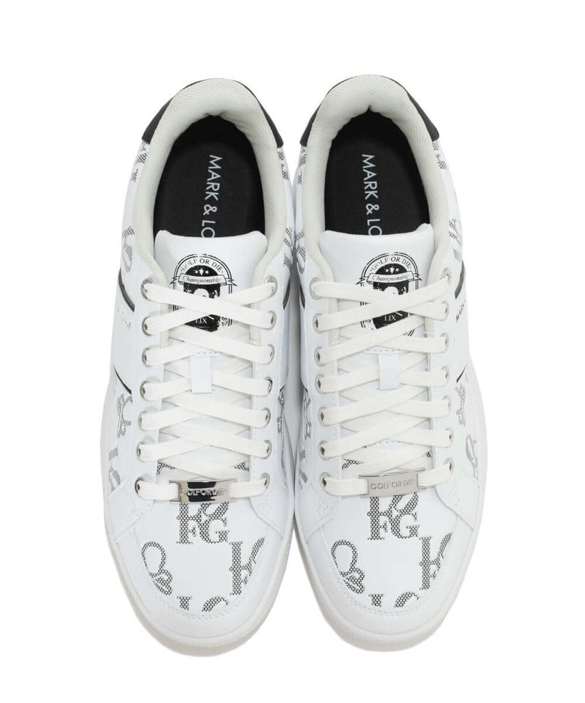 Giày golf Ever Monogram Spikeless Shoes MLS-5A-SS01 (White) | MARK & L