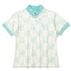 Áo golf nữ tay ngắn Ever Monogram Mock Neck Tee MLW-5A-AA04 (Mint) | MARK & LONA