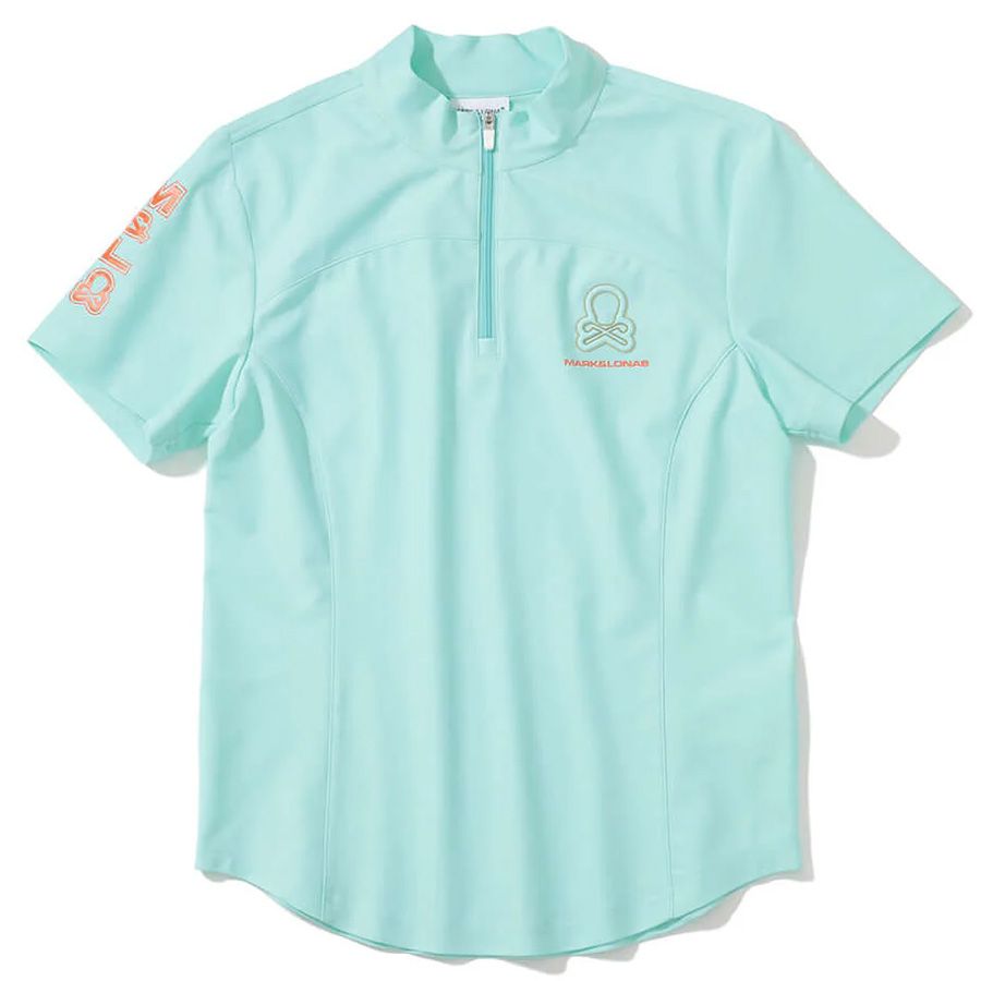 Áo golf nữ tay ngắn Ever RoundHem Zip Tee MLW-5A-AA07 (Mint) | MARK & 