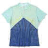 Áo golf nữ tay ngắn Dual Tone Ribbed Knit MLW-5A-AB06 (Mint) | MARK & 