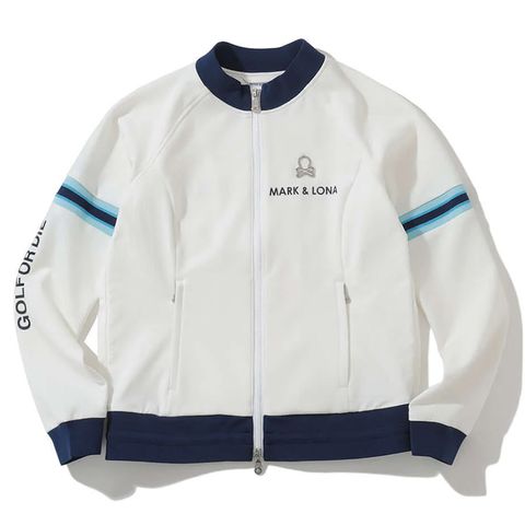 Áo khoác nữ Ventura Mesh-Panel Zip Jacket MLW-5A-AD02 (White) | MARK & LONA