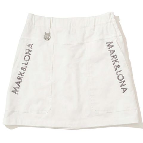Váy golf Gauge Trapeze Mini Skirt MLW-5A-AE07(White) | MARK & LONA