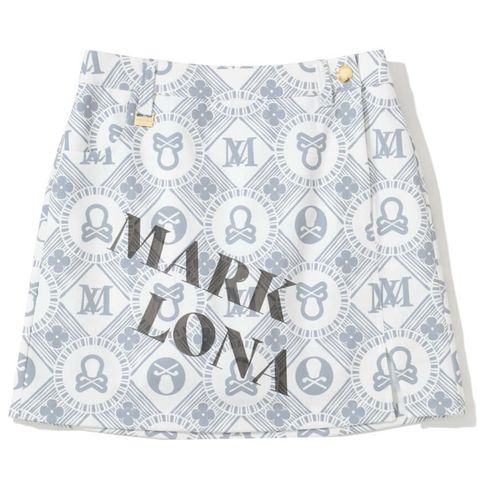 Váy golf Aura Monogram Trapeze Skirt MLW-5A-AE08 (Grey) | MARK & LONA