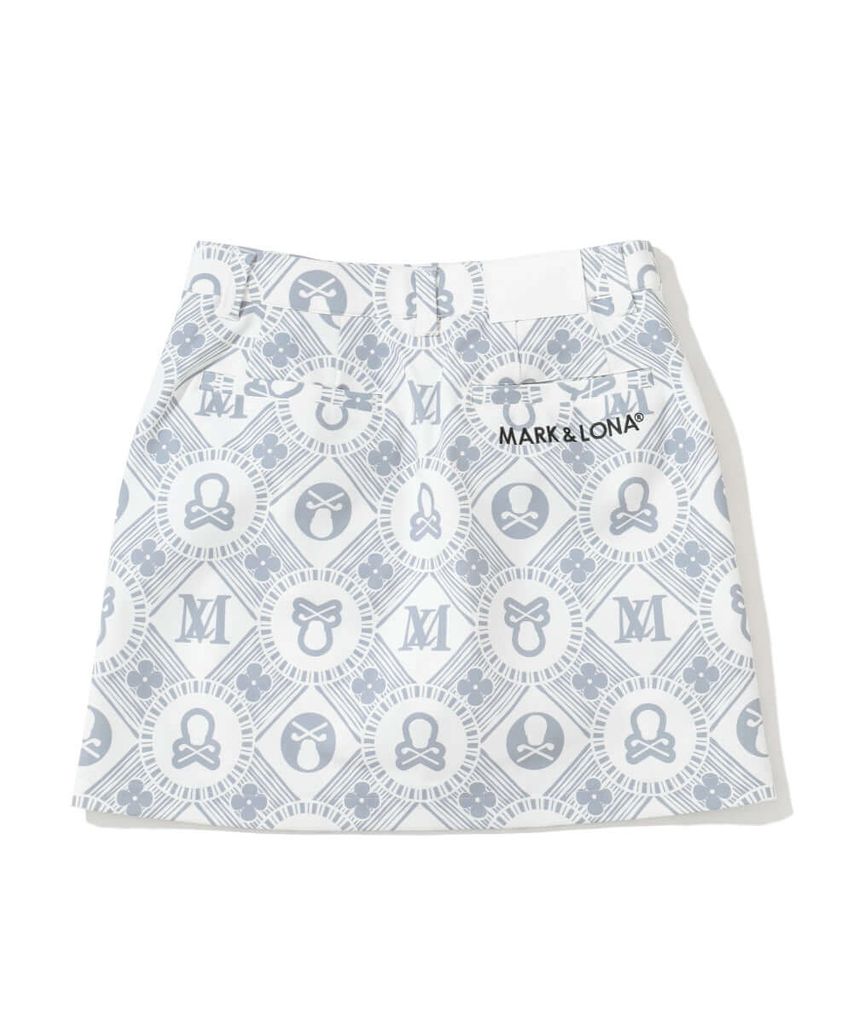 Váy golf Aura Monogram Trapeze Skirt MLW-5A-AE08 (Grey) | MARK & LONA