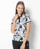 Áo golf nữ tay ngắn Gauge Block Pattern Polo MLW-5A-AP01 (Black) | MAR