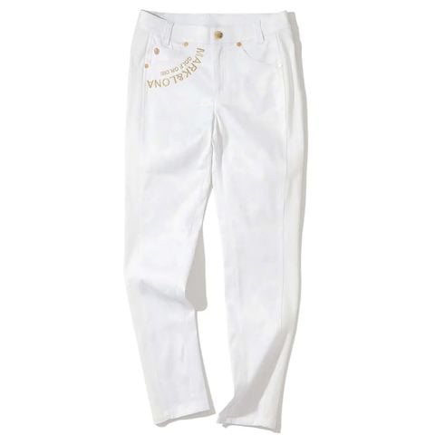 Quần dài golf nữ Gauge Camouflage Slim Pants MLW-5A-AT05 (White) | MARK & LONA