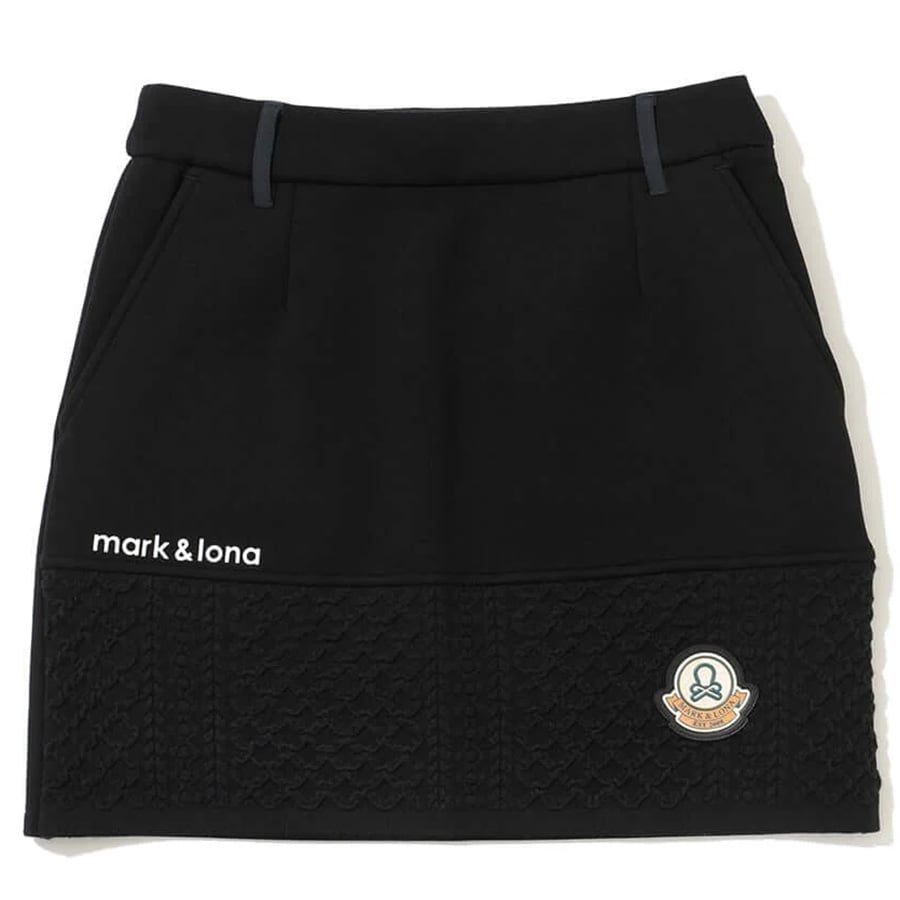 Váy golf Allure Knit Skirt MLW-5C-AE10 (Black) | MARK & LONA