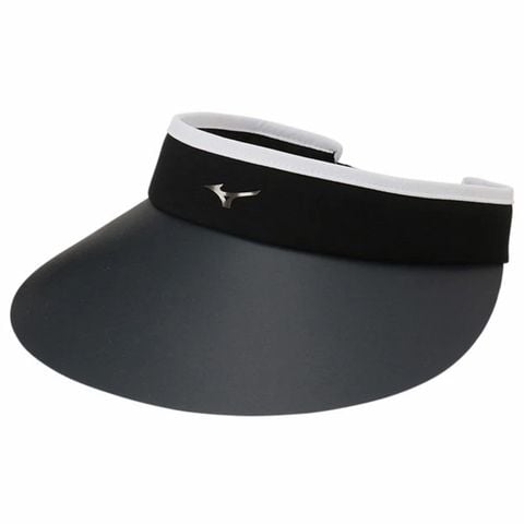 Nón nửa đầu nữ MIZUNO LOGO UV VISOR BLACK E2MWB22509 | Mizuno