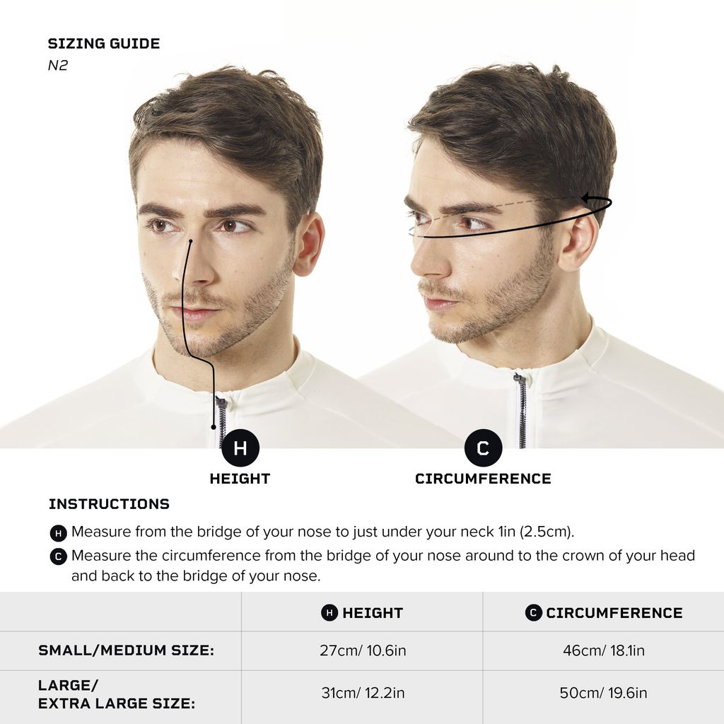 Khẩu trang N2 Ultra Light Cooling Airflow Mesh Sun Protection Neck Gai