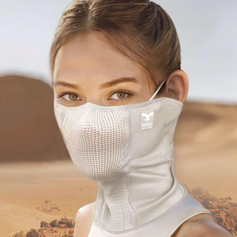 Khẩu trang N2+ Advanced UV Sun Protection Face Mask METAL GRAY | NAROO