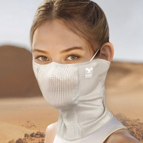 Khẩu trang N2+ Advanced UV Sun Protection Face Mask METAL GRAY | NAROO