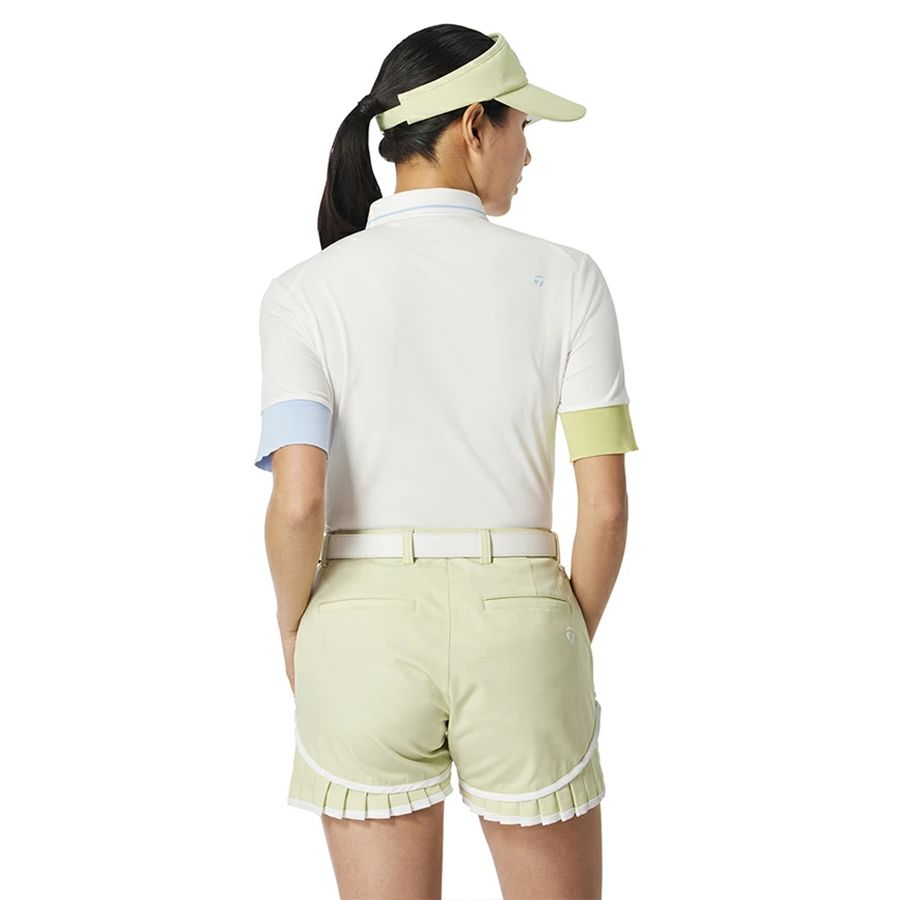 Áo golf nữ tay ngắn Contrast Rib S/S Polo Shirt 2WSPO-UN683 WHITE M133