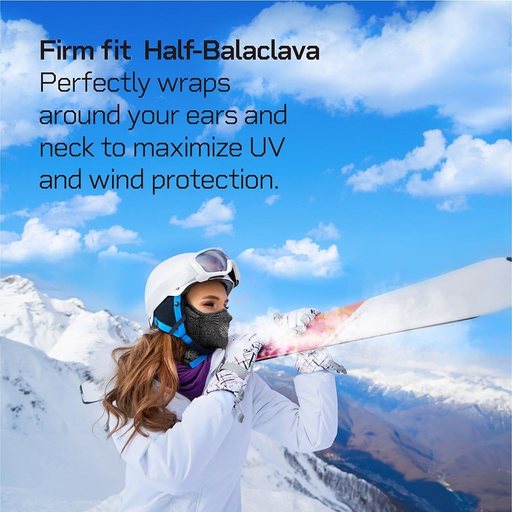 Khẩu trang N9H Thermal Half-Balaclava with Under Eye Stitching GREY |