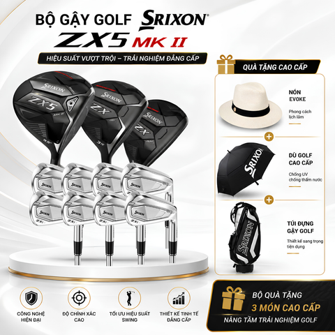 Bộ gậy golf FULL SET 11 gậy ZX5 MK II  | Srixon