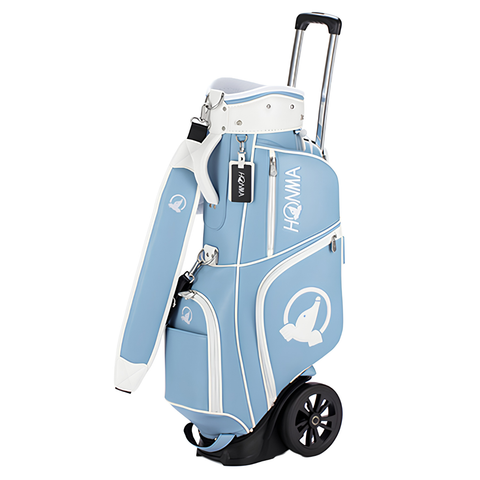 Túi Gậy Golf Caddie Bag Có Tay Kéo -  Bánh Xe CB12621 BLUE | HONMA