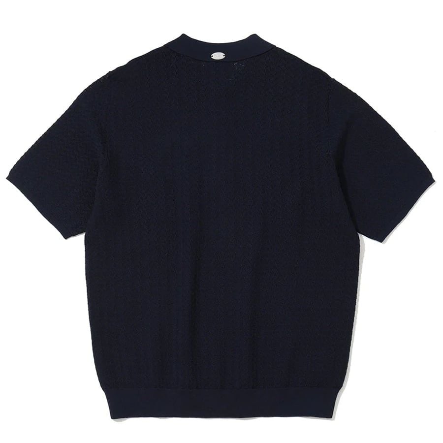 Áo Golf Nam Tay Ngắn Sovereign Geometric Knit Polo NAVY MLM-6A-AB07 |