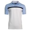 Áo golf nam tay ngắn Lisle Color Block Shirt Lt Blue/Navy/White 82289