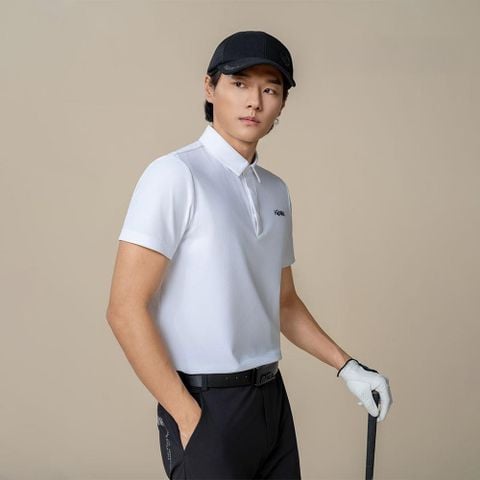 Áo golf nam tay ngắn BRIGHT WHITE HMLC707K303 | HONMA