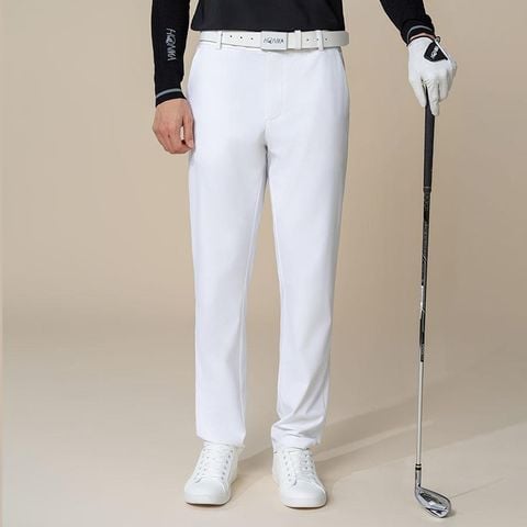 Quần dài golf nam BRIGHT WHITE HMLC800T216 | HONMA