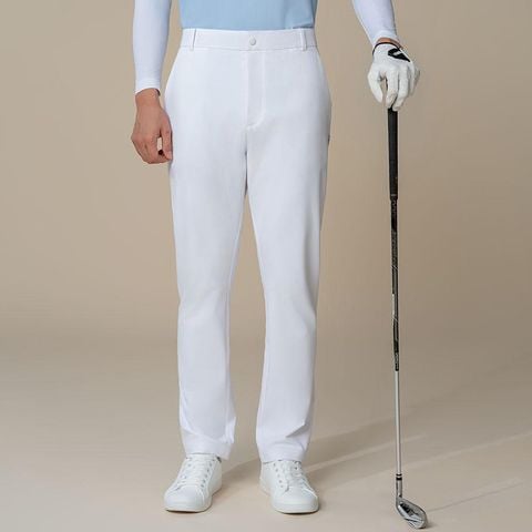 Quần dài golf nam BRIGHT WHITE HMLC800R516 | HONMA