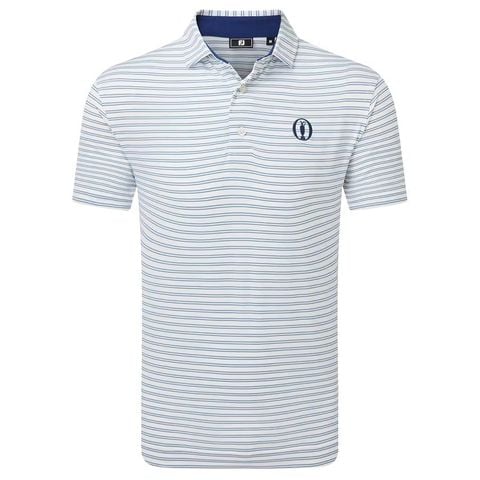 Áo Golf Nam Tay Ngắn Open Stripe Lisle Shirt 38879 | FootJoy