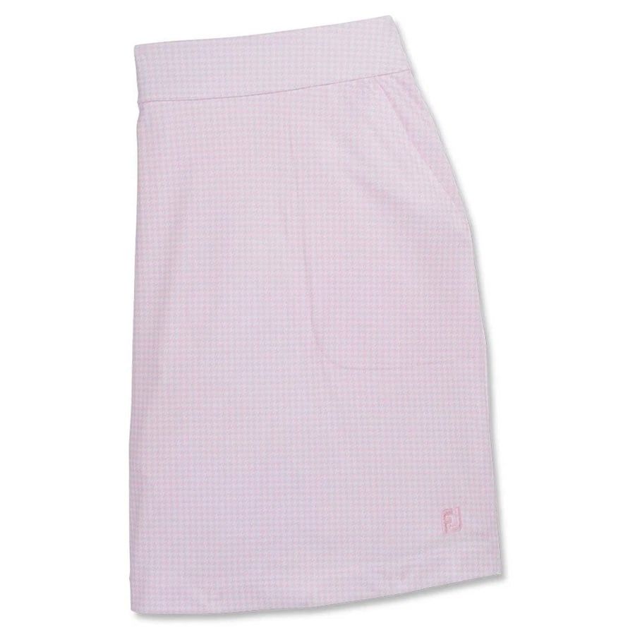 Váy golf WOMEN'S KNIT SKORT - 87358 PINK HOUNDSTOOTH | FootJoy