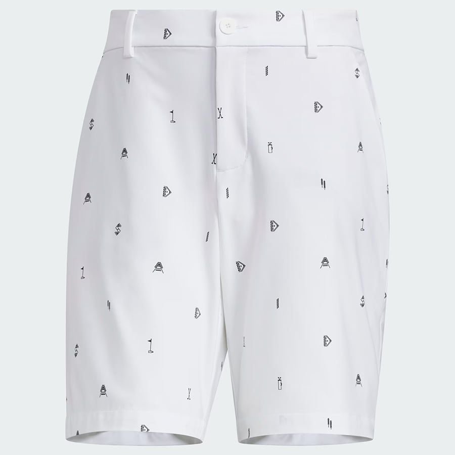 Quần shorts golf nam MONOGRUM WHITE JY8270 | ADIDAS