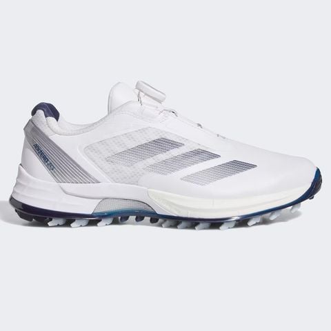Giày golf nữ ADIZERO ZG LOW CUT BOA SPIKELESS Cloud White / Night Indigo / Silver Metallic JS1765 | Adidas