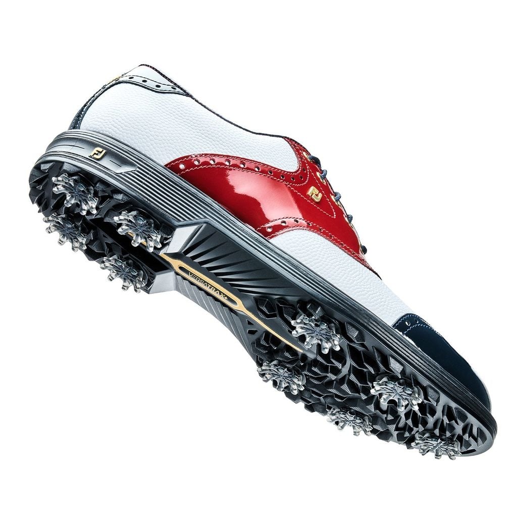 Giày Golf Nam FJ DJ PREM 100 YRS WHT/NVY/RED 54393 | FootJoy | Tặng 1