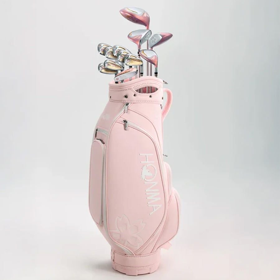 Bộ gậy golf nữ Fullset SAKURA DANCE 2 PINK (12 gậy + cartbag + quà tặn