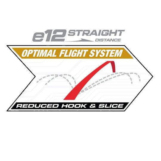 Hộp 12 bóng golf E12 STRAIGHT MIND SET 2025 | BridgeStone