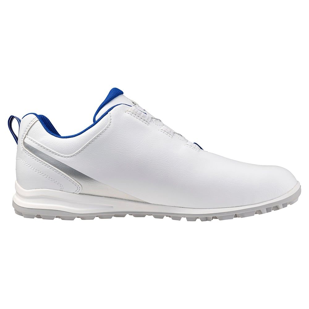 Giày golf nam GM-STYLE BOA SS25 WHITE/BLUE 51GM255301 | Mizuno