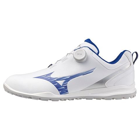 Giày golf nam GM-STYLE BOA SS25 WHITE/BLUE 51GM255301 | Mizuno