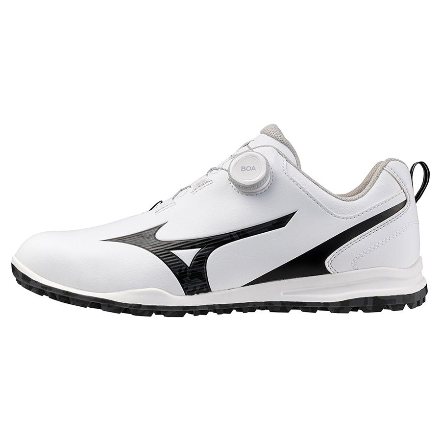 Giày golf nam GM-STYLE BOA SS25 WHITE/BLACK CAMO 51GM255302 | Mizuno