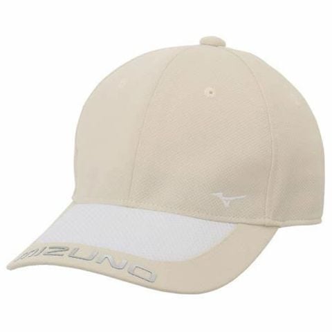 Nón kết golf nữ MIZUNO LOGO CAP BEIGE E2MWB20249 | Mizuno