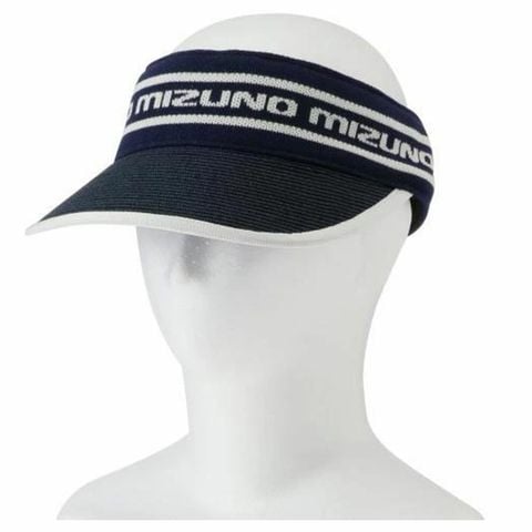 Nón nửa đầu nữ BLADE UV BRIM RIB BELT VISOR NAVY E2MWC22214 | Mizuno