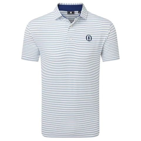 Áo Golf Nam Tay Ngắn Open Stripe Lisle Shirt 38879 | FootJoy